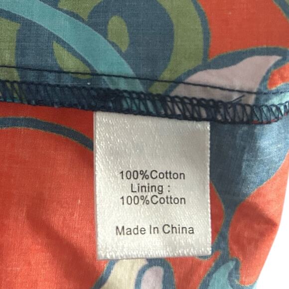 Tuckernuck Climbing Cosmos Valerie Dress Floral Red 2 - Picture 6 of 6